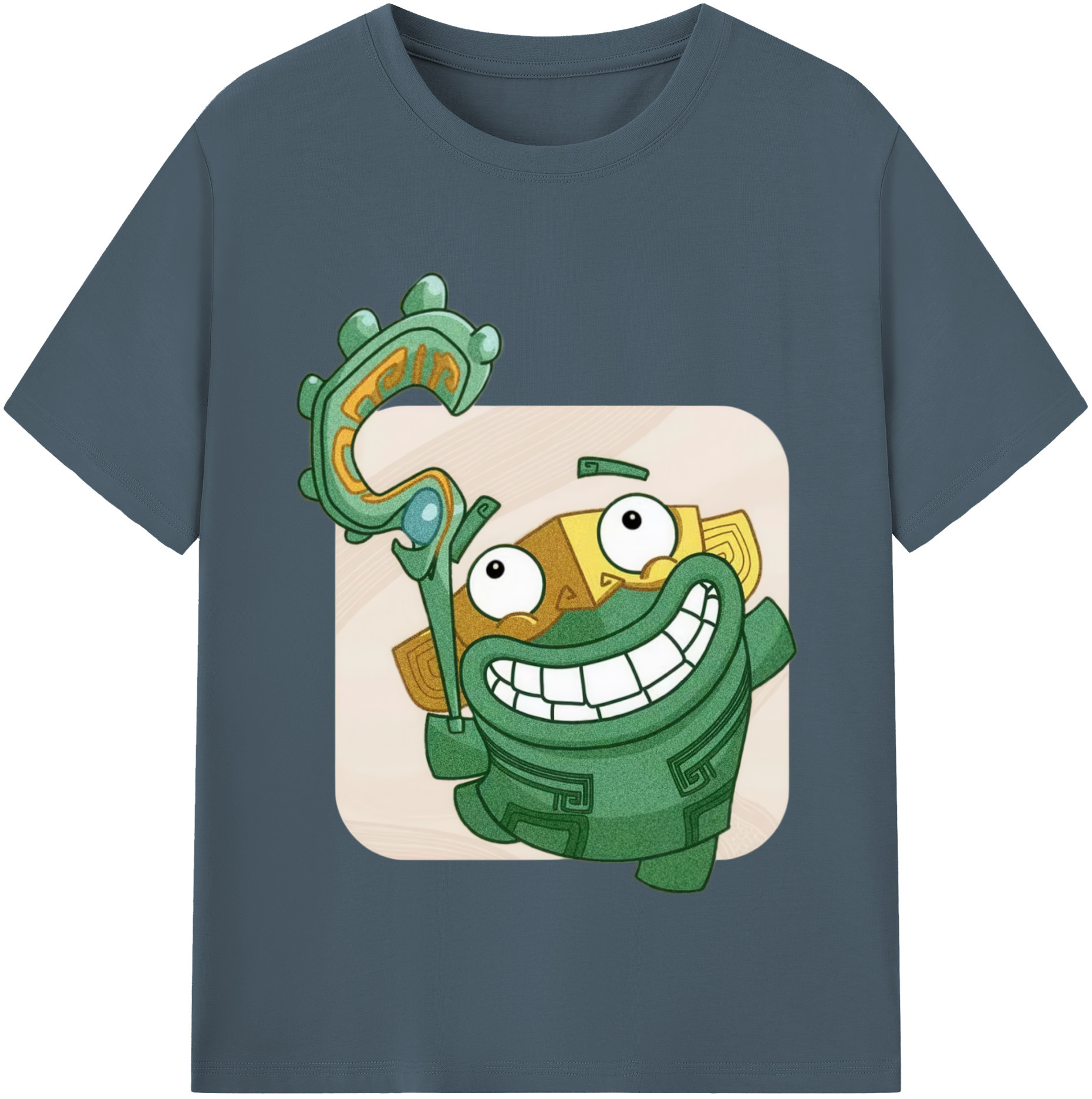 （画像用） Ne Zha 2 ナタ 魔童の大暴れ 綿100％半袖Tシャツ（フロントプリント）